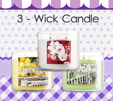 3-Wick Candle<br>